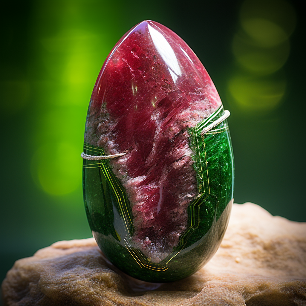 Ruby Zoisite Crystal